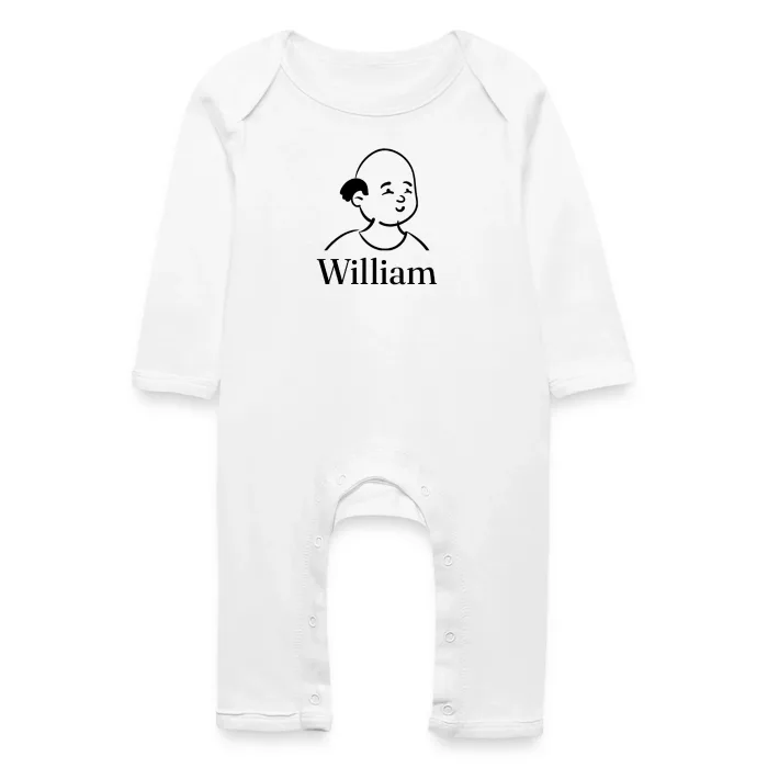 Grenouillère bébé personnalisée au prénom William