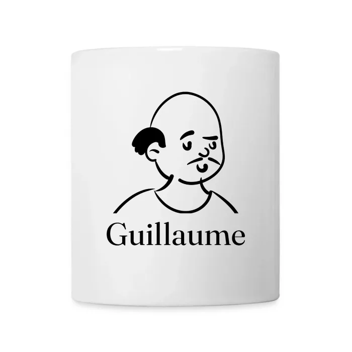 Mug personnalisé au prénom Guillaume