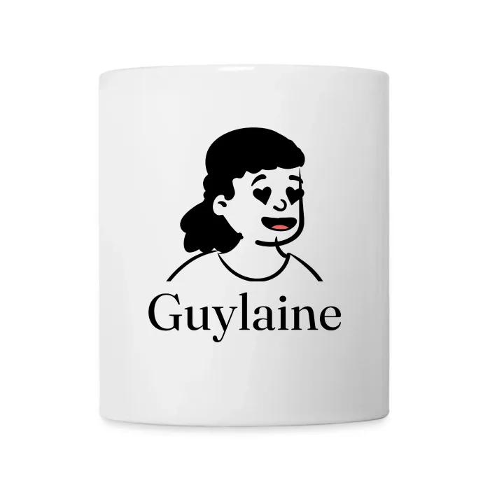 Mug personnalisé au prénom Guylaine