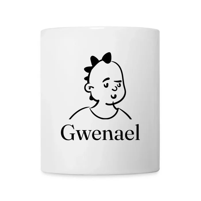 Mug personnalisé au prénom Gwenael