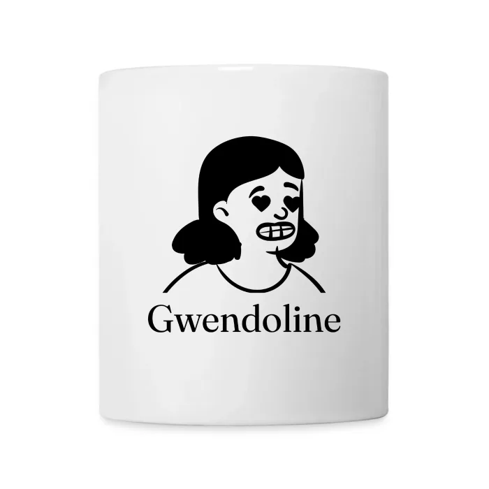 Mug personnalisé au prénom Gwendoline