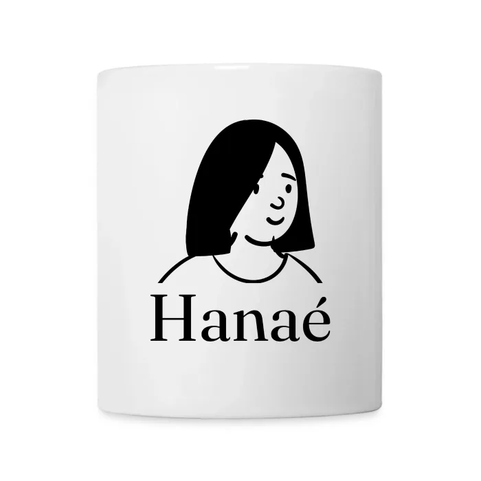 Mug personnalisé au prénom Hanaé
