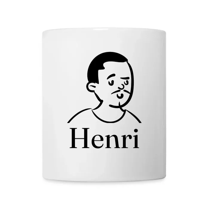 Mug personnalisé au prénom Henri