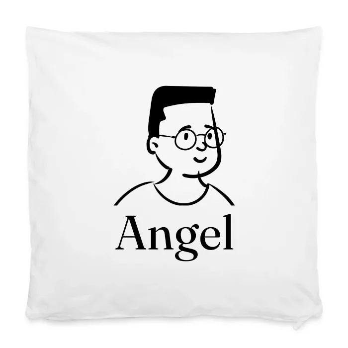 Housse de coussin personnalisée au prénom Angel