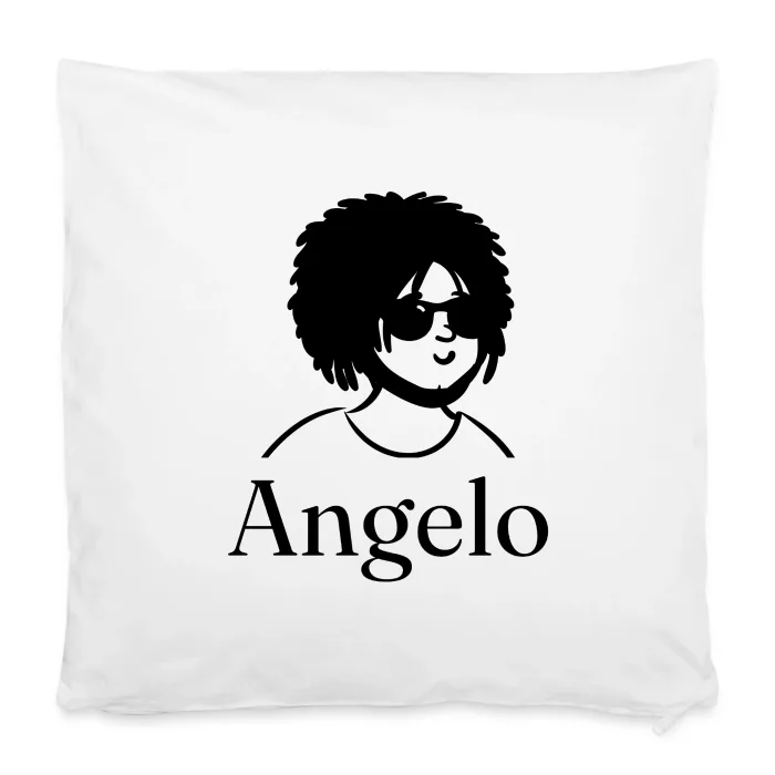 Housse de coussin personnalisée au prénom Angelo