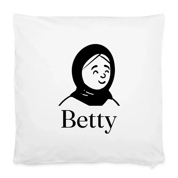 Housse de coussin personnalisée au prénom Betty
