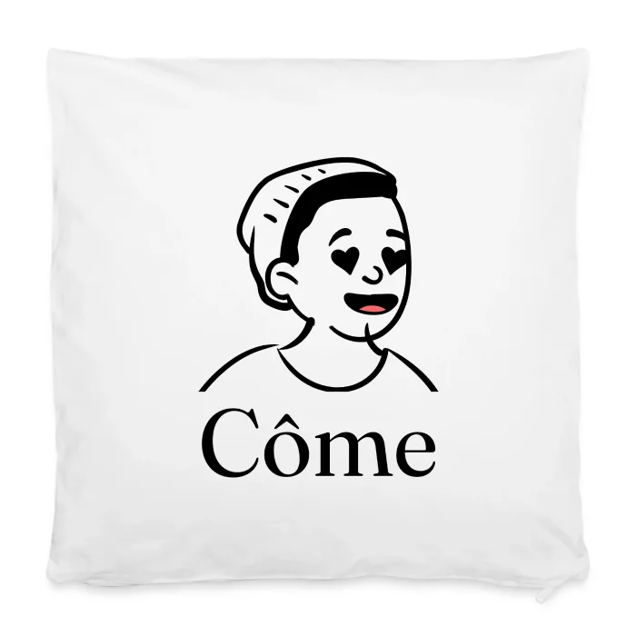 Housse de coussin personnalisée au prénom Côme