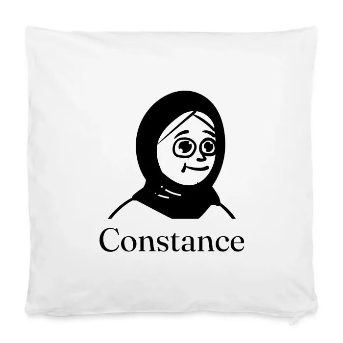 Housse de coussin personnalisée au prénom Constance