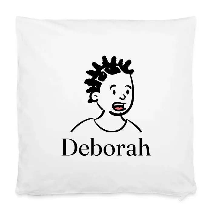 Housse de coussin personnalisée au prénom Deborah