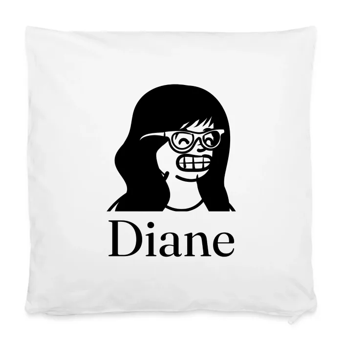 Housse de coussin personnalisée au prénom Diane