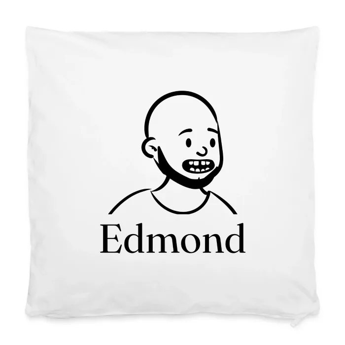 Housse de coussin personnalisée au prénom Edmond