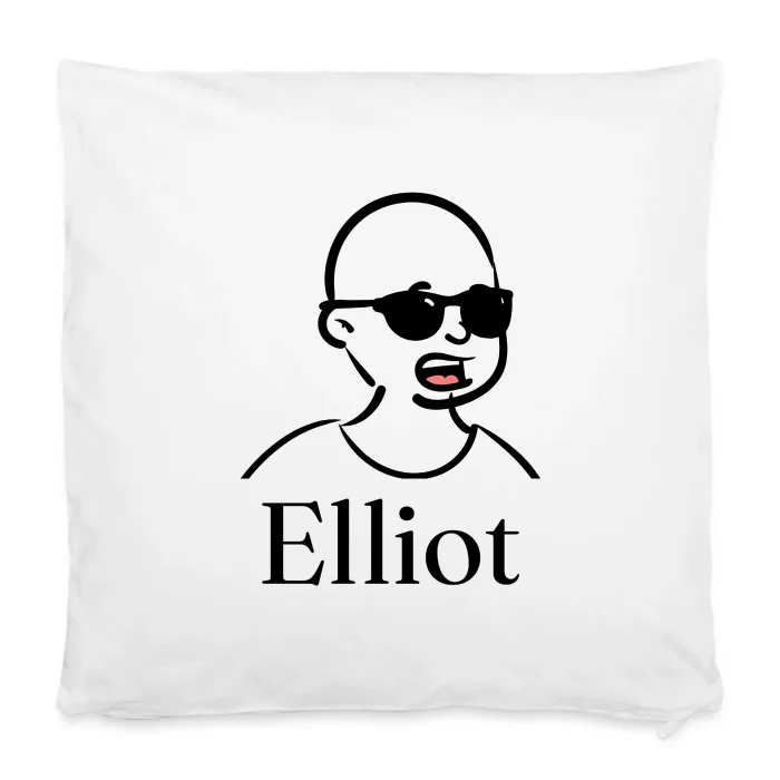 Housse de coussin personnalisée au prénom Elliot
