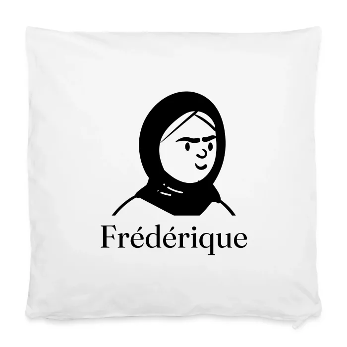Housse de coussin personnalisée au prénom Frédérique