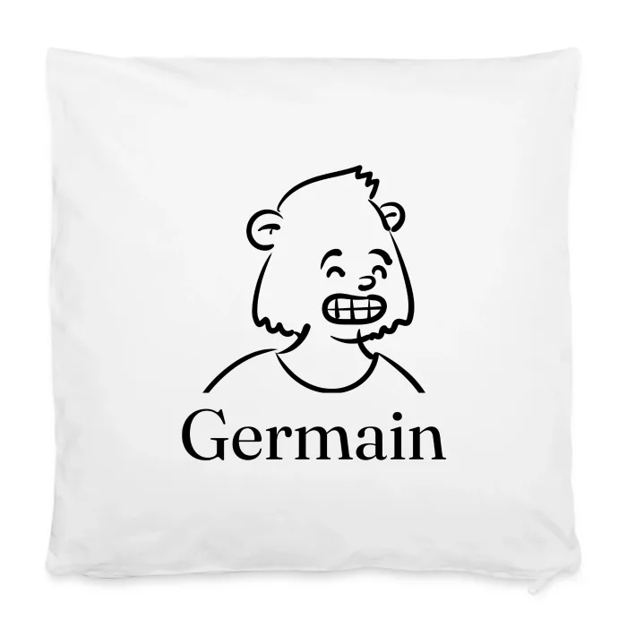 Housse de coussin personnalisée au prénom Germain