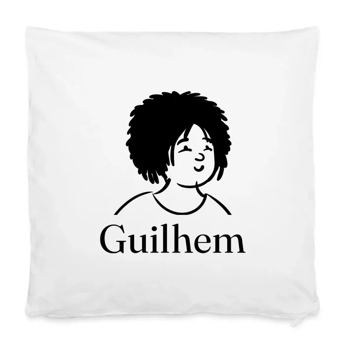 Housse de coussin personnalisée au prénom Guilhem