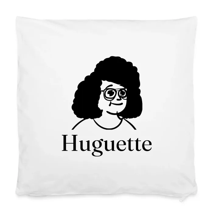 Housse de coussin personnalisée au prénom Huguette