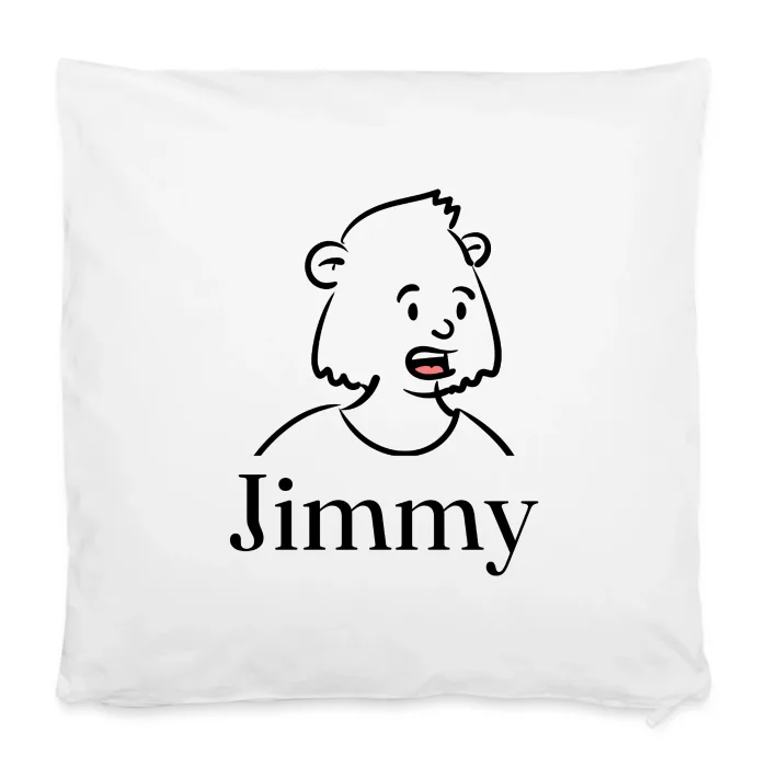 Housse de coussin personnalisée au prénom Jimmy