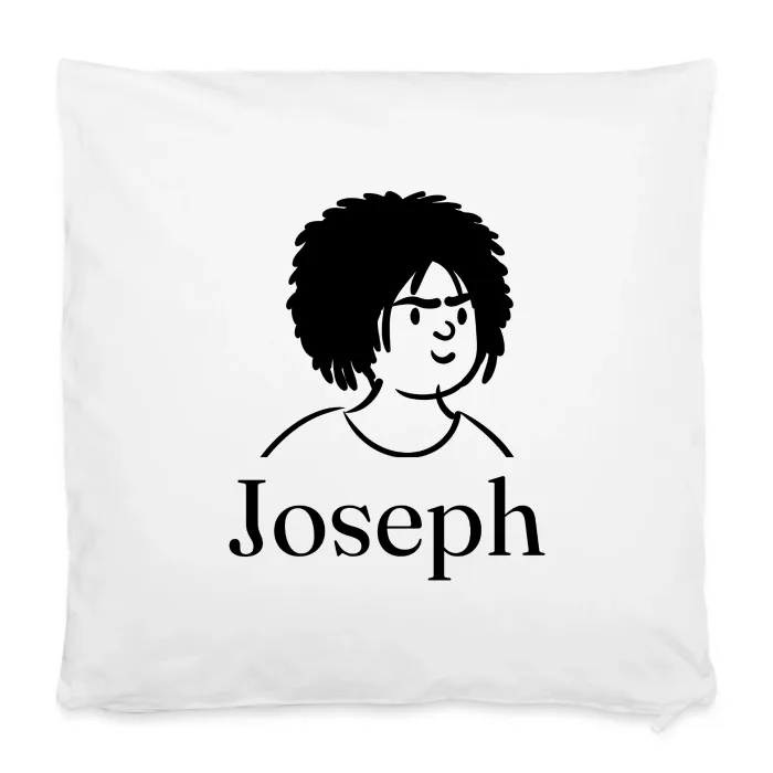 Housse de coussin personnalisée au prénom Joseph