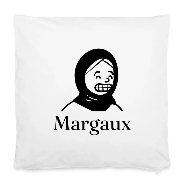 Housse de coussin personnalisée au prénom Margaux
