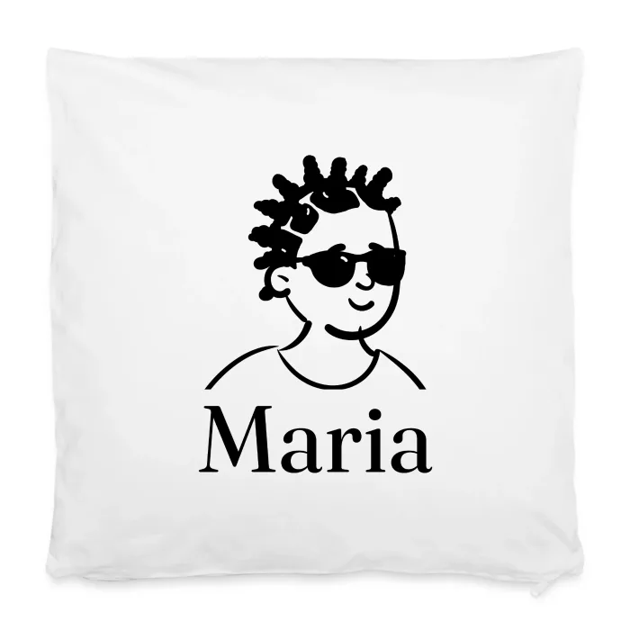 Housse de coussin personnalisée au prénom Maria