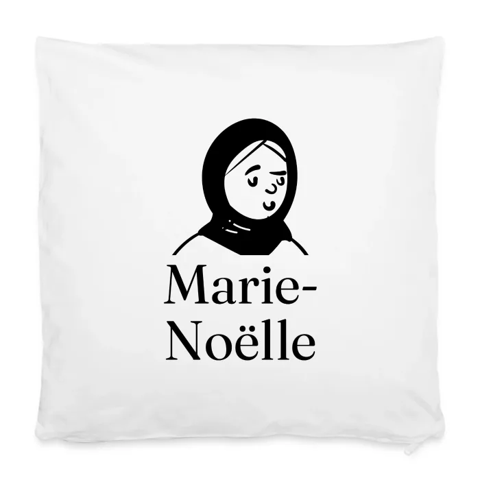 Housse de coussin personnalisée au prénom Marie-Noëlle