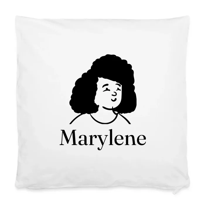 Housse de coussin personnalisée au prénom Marylene