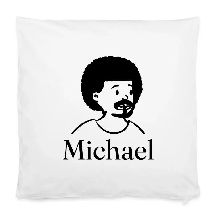Housse de coussin personnalisée au prénom Michael
