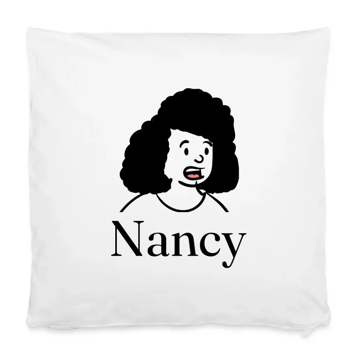 Housse de coussin personnalisée au prénom Nancy