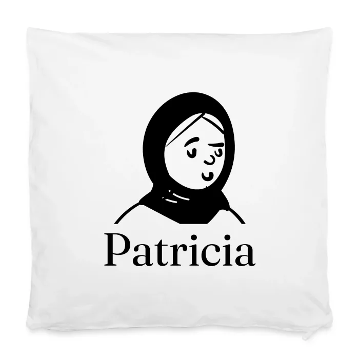 Housse de coussin personnalisée au prénom Patricia