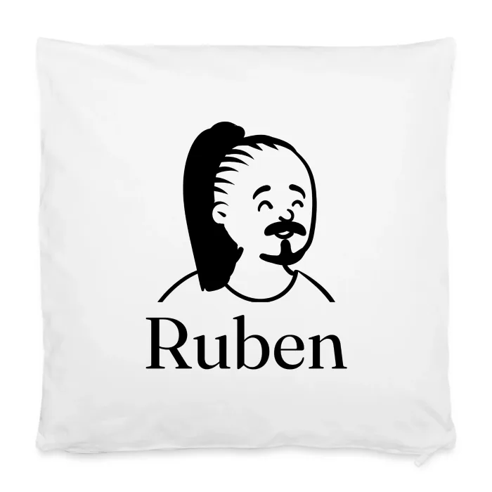 Housse de coussin personnalisée au prénom Ruben