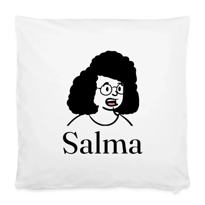 Housse de coussin personnalisée au prénom Salma