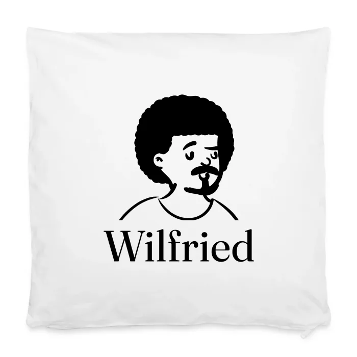 Housse de coussin personnalisée au prénom Wilfried