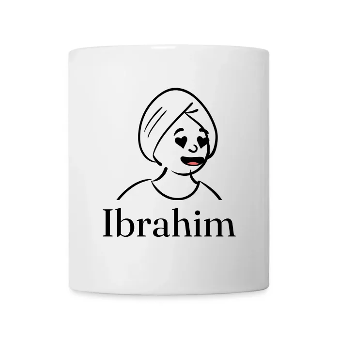 Mug personnalisé au prénom Ibrahim
