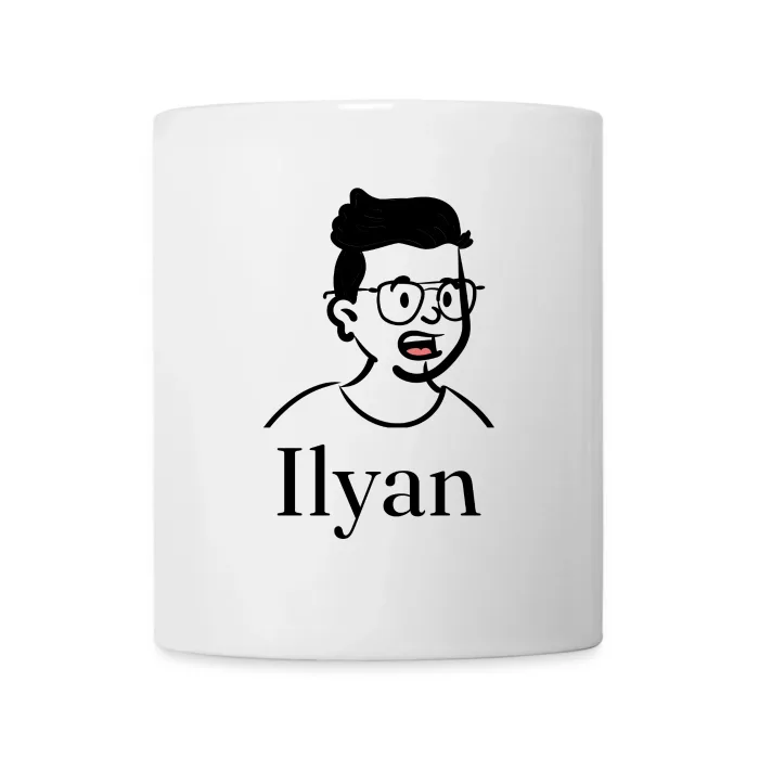 Mug personnalisé au prénom Ilyan
