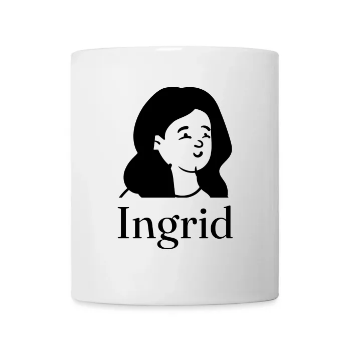 Mug personnalisé au prénom Ingrid