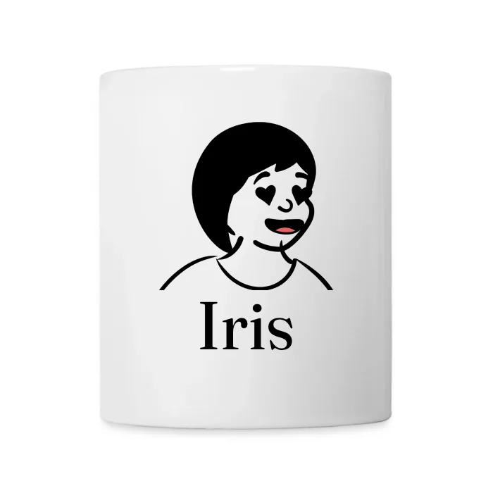 Mug personnalisé au prénom Iris