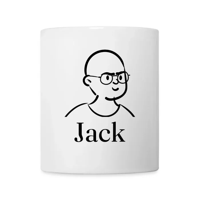 Mug personnalisé au prénom Jack