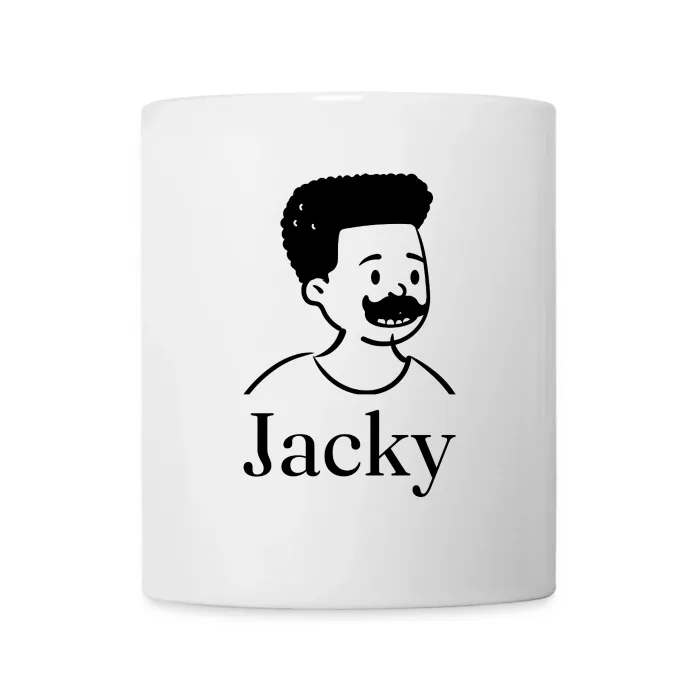 Mug personnalisé au prénom Jacky