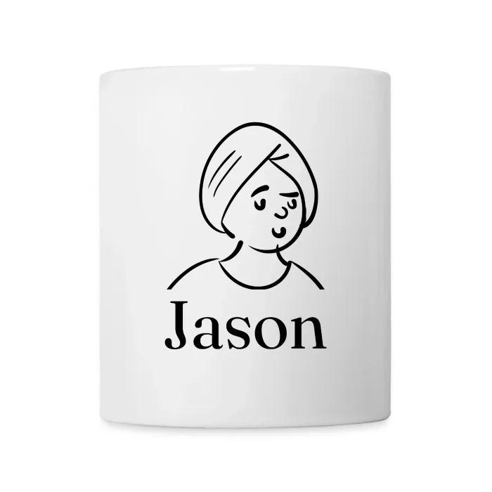 Mug personnalisé au prénom Jason