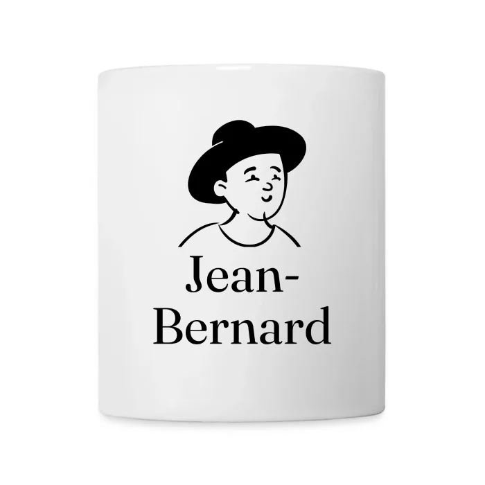 Mug personnalisé au prénom Jean-Bernard