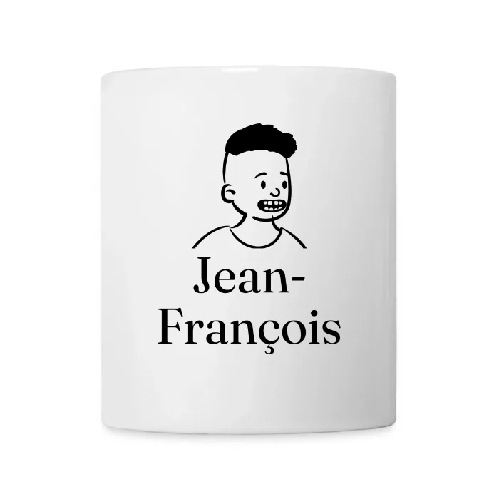 Mug personnalisé au prénom Jean-François