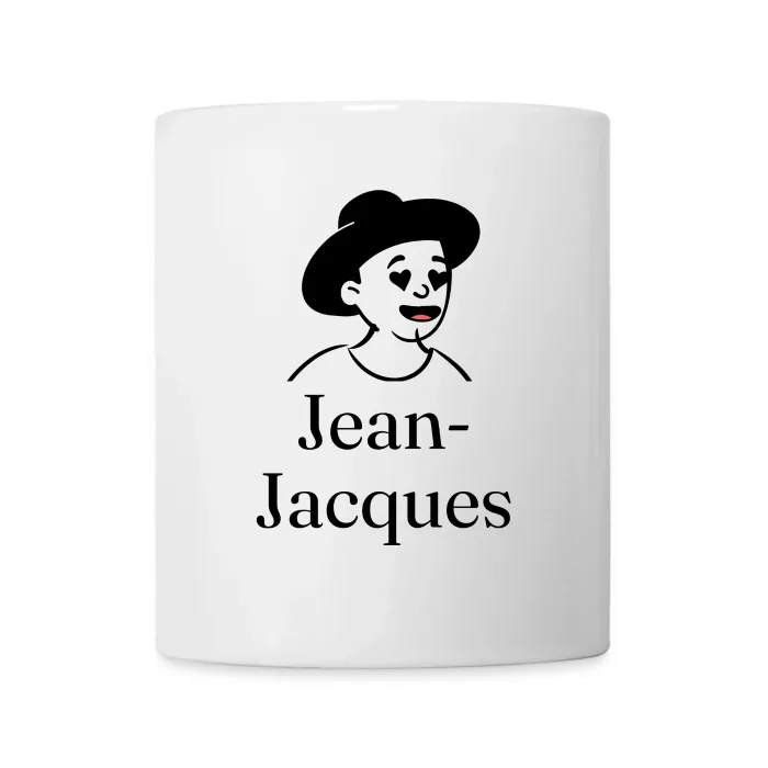 Mug personnalisé au prénom Jean-Jacques