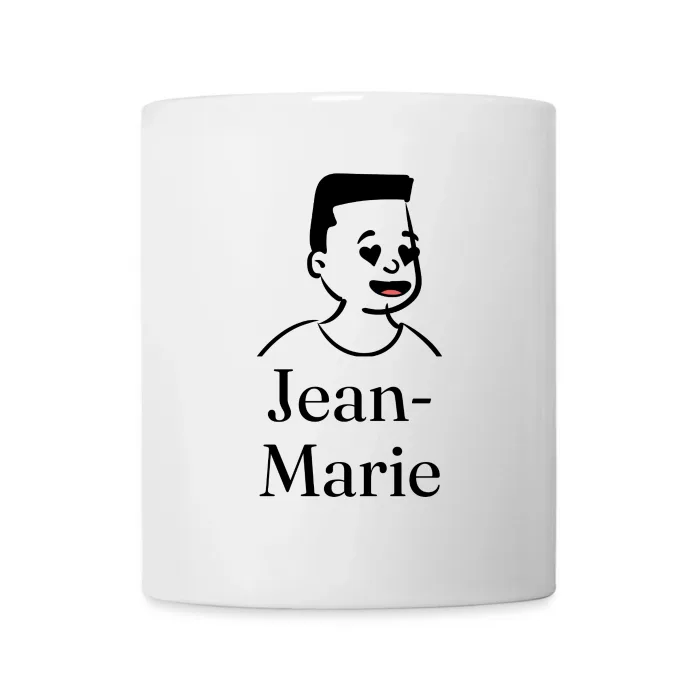 Mug personnalisé au prénom Jean-Marie