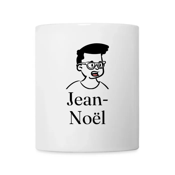 Mug personnalisé au prénom Jean-Noël