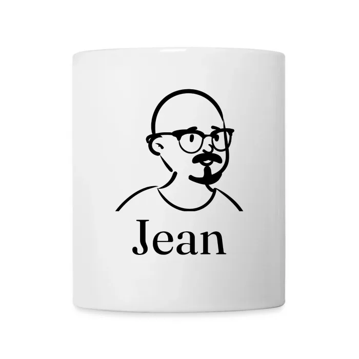 Mug personnalisé au prénom Jean