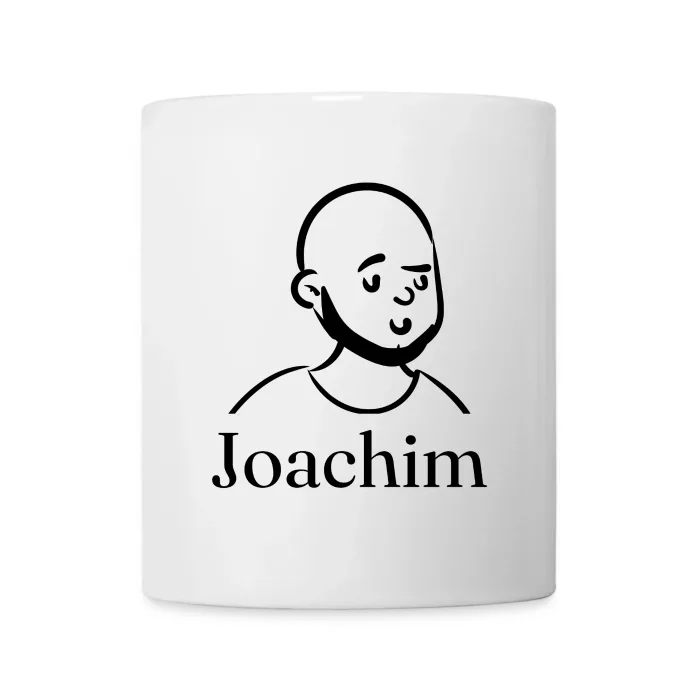 Mug personnalisé au prénom Joachim