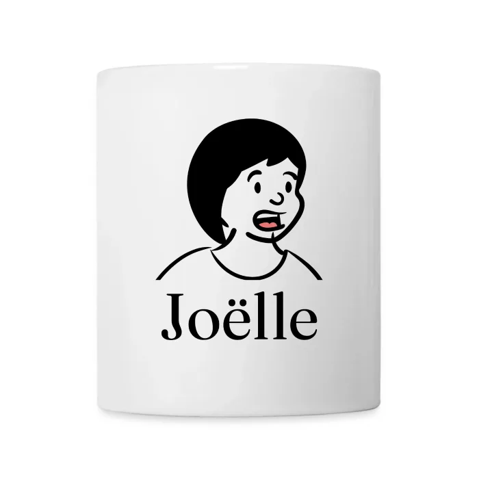 Mug personnalisé au prénom Joëlle