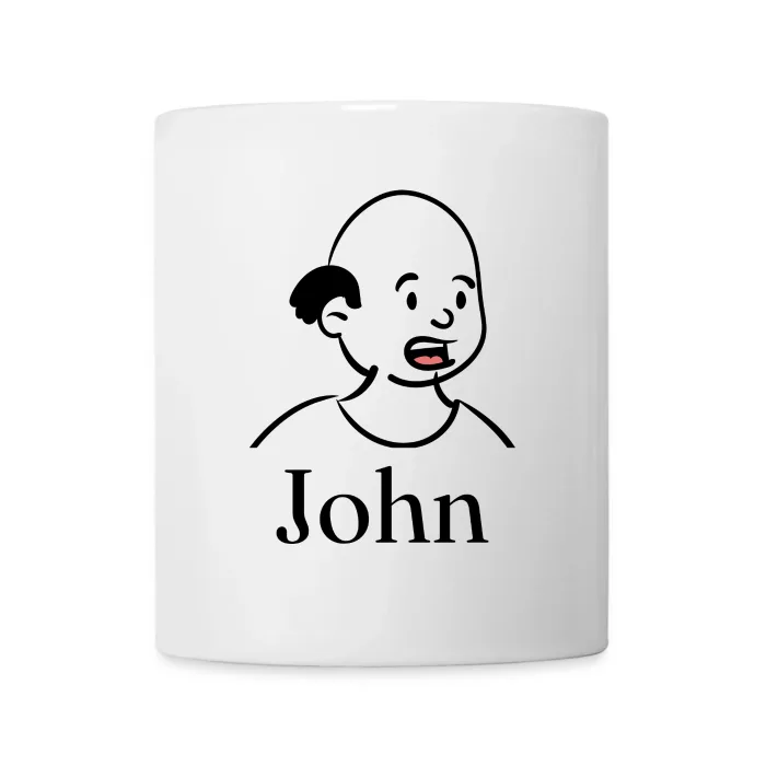 Mug personnalisé au prénom John
