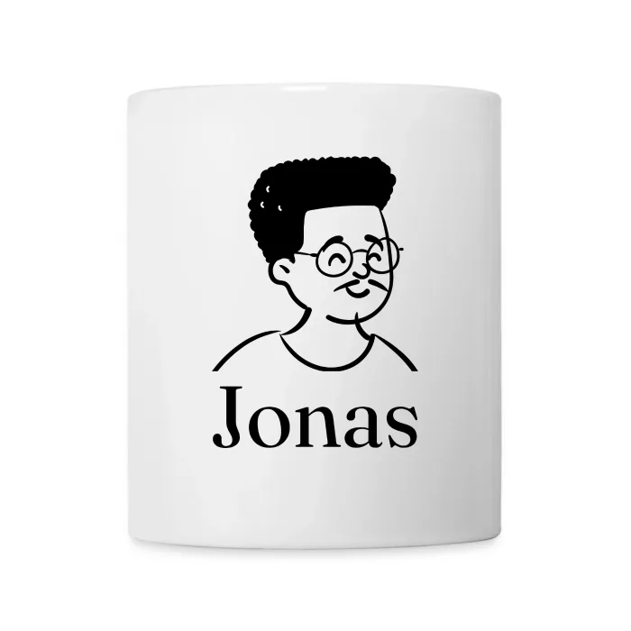Mug personnalisé au prénom Jonas