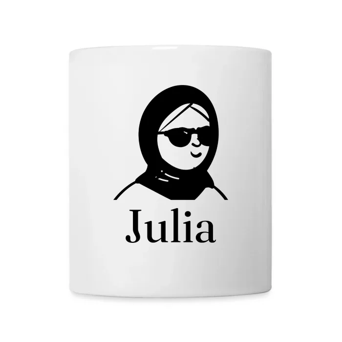 Mug personnalisé au prénom Julia